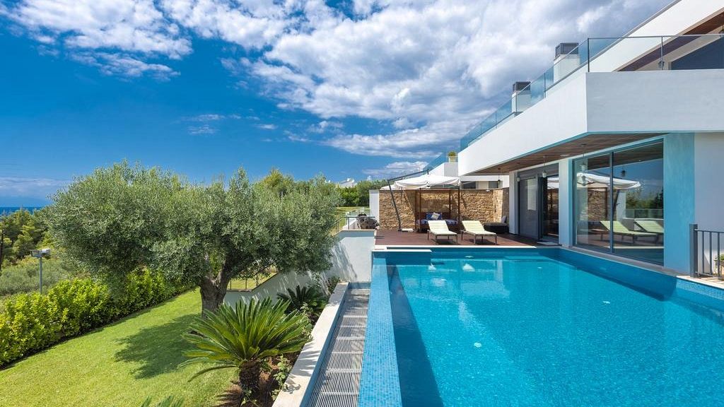What are the villas rental prices in Greece?
