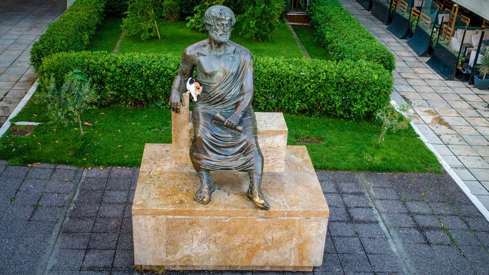 Monument to Aristotle in Thessaloniki