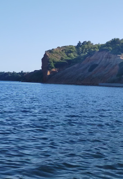 The clean beach of Nea Potidea