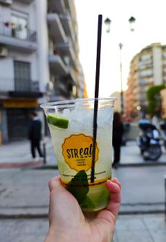 Street cocktails in Thessaloniki