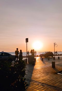 Sunset in Thessaloniki