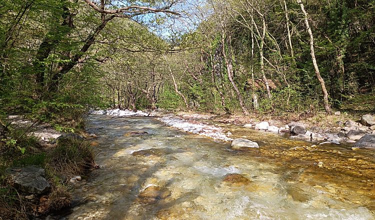 Loutra Pozar river
