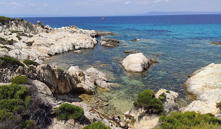 Picturesque bay in Sithonia