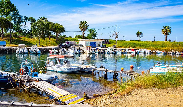 A small port in Nea Potidea