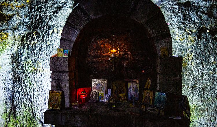 Cave of St. Paul's in Nea Fokia