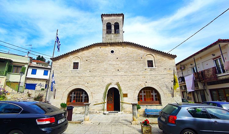 Agios Dimitriios church in Afitos